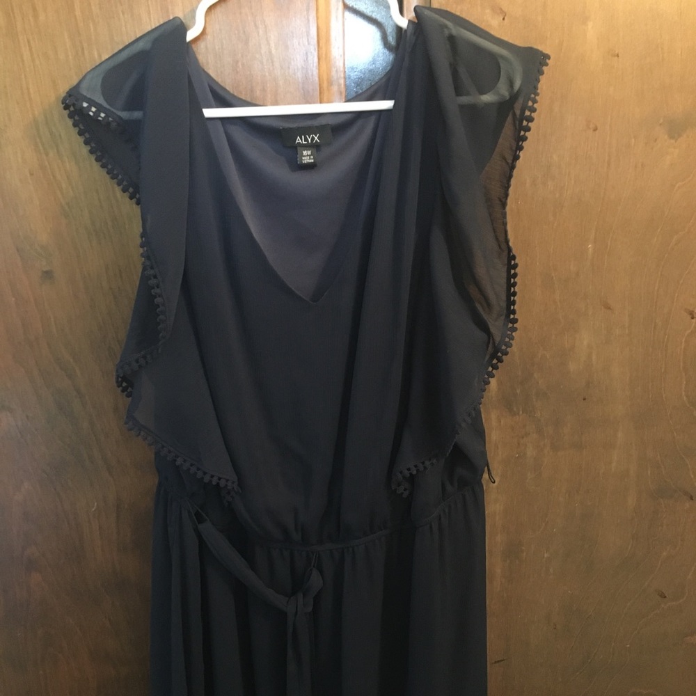 Alyx navy blue dress size 16W